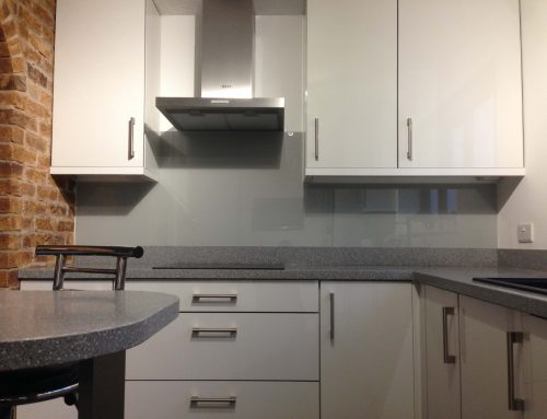 Grey Glass for Contemporary Kitchen